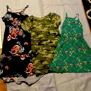 3 dresses for summer sizes 7 and 8